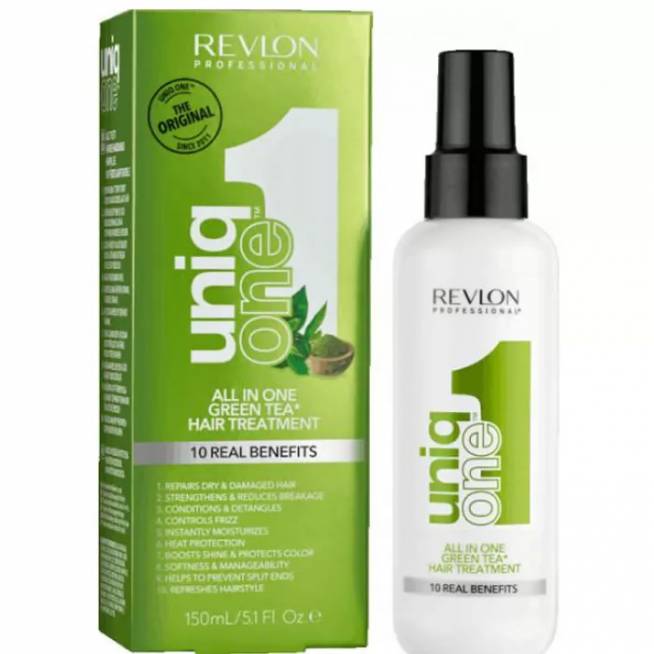 "Revlon Uniq One" žaliosios arbatos "viskas viename" plaukų priežiūros priemonė 150ml