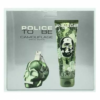 Police To Be Camouflage Eau De Toilete Spray 40ml 2 dalių rinkinys