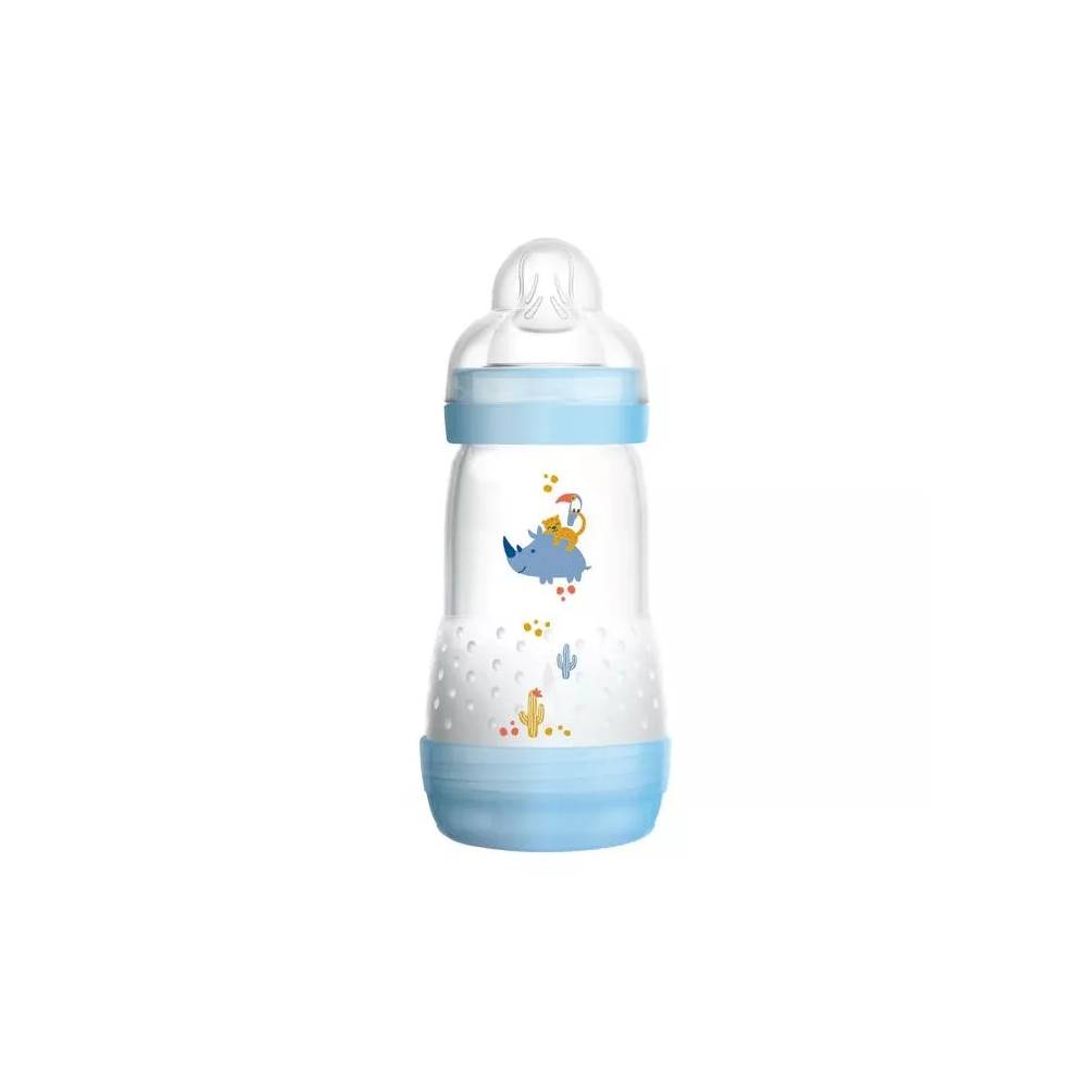 Mam Baby Anti-colic mėlynas buteliukas 260 ml