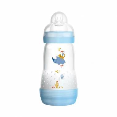 Mam Baby Anti-colic mėlynas buteliukas 260 ml