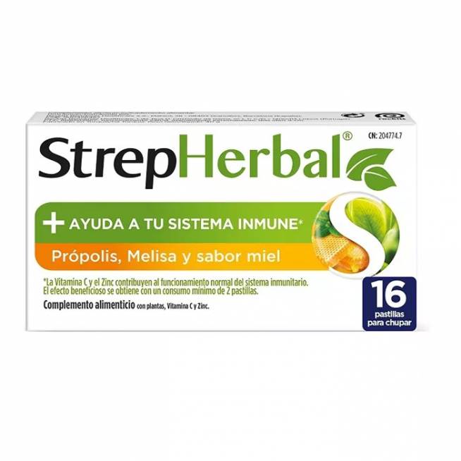 Strepsils Strepherbal Propolis ir medus