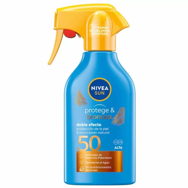 "Nivea Protect & Bronze" purškalas nuo saulės Spf50 270ml