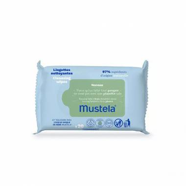 "Mustela" kūdikių drėgnos servetėlės 20 vnt.