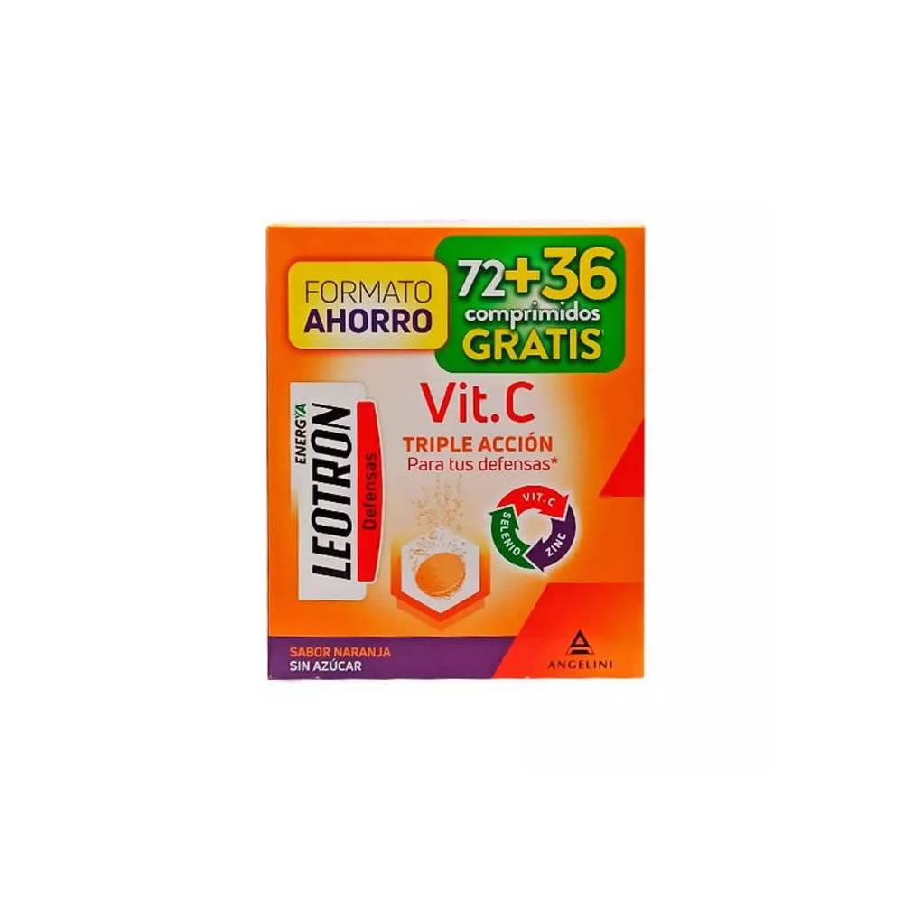 "Leotron" vitaminas C 72+36 šnypščiosios tabletės