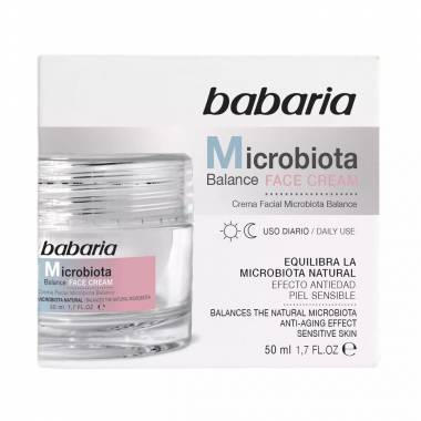 "Babaria Microbiota Balance" veido kremas kasdieniam naudojimui jautriai odai 50ml