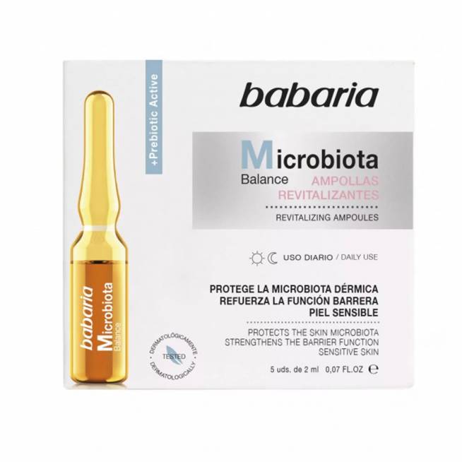 "Babaria Microbiota Balance Treatment Revitalising Ampoules Sensitive Skin Daily Use" 5un