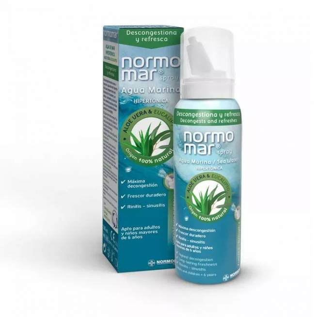 Normomar Aloe Eucalypt nosies purškalas 120ml