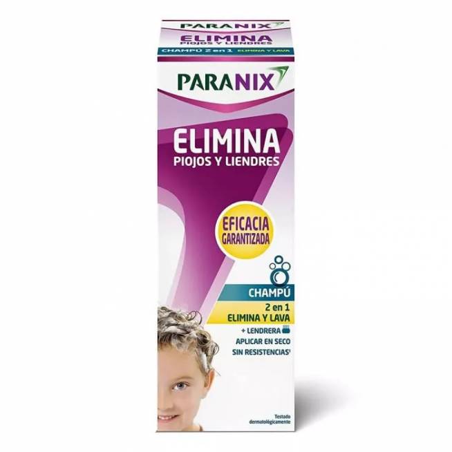 "Paranix Lice & Nits Eliminator" šampūnas ir šukos nuo utėlių