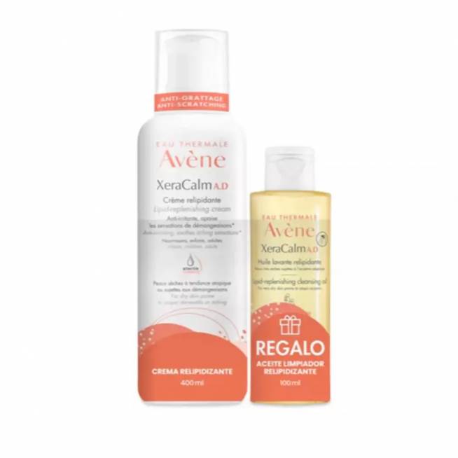 "Avene Xeracalm A.D Relipiduojantis kremas 400 ml rinkinys 2 vnt