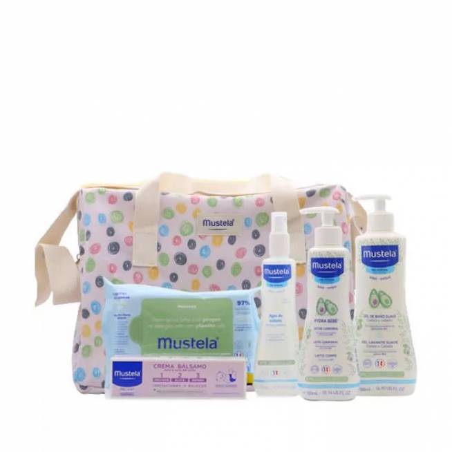 "Mustela Little Moments Polka Dots" rinkinys 6 dalys