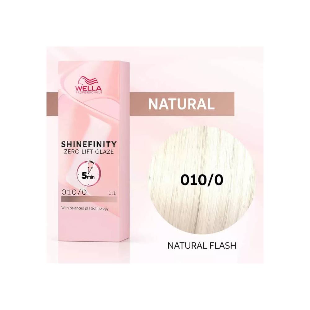 "Wella Shinefinity Zero Lift Glaze 010-0 Natural Flash" 60ml