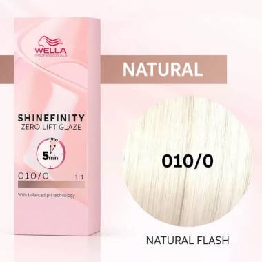 "Wella Shinefinity Zero Lift Glaze 010-0 Natural Flash" 60ml