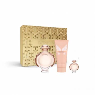 Paco Rabanne Olympéa kvepalų purškiklis 80 ml, 3 dalių rinkinys Kalėdos 2023 m