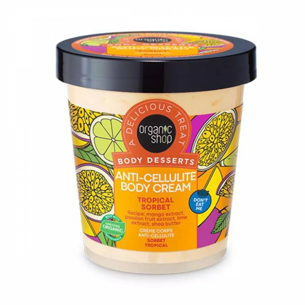 "Organic Shop Tropical Sorbet Crema Corporal Anti-Celulitis" 450ml