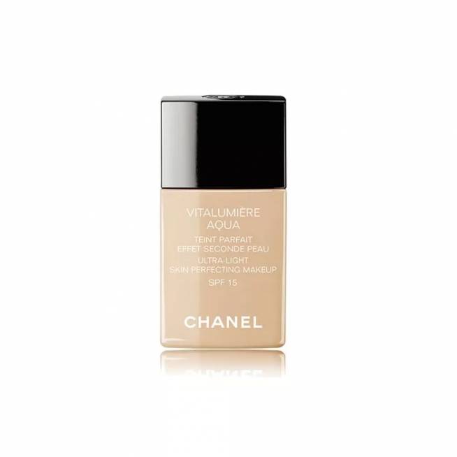 "Chanel Vitalumière Aqua" itin lengvas odą tobulinantis makiažas Sfp15 B40 30ml