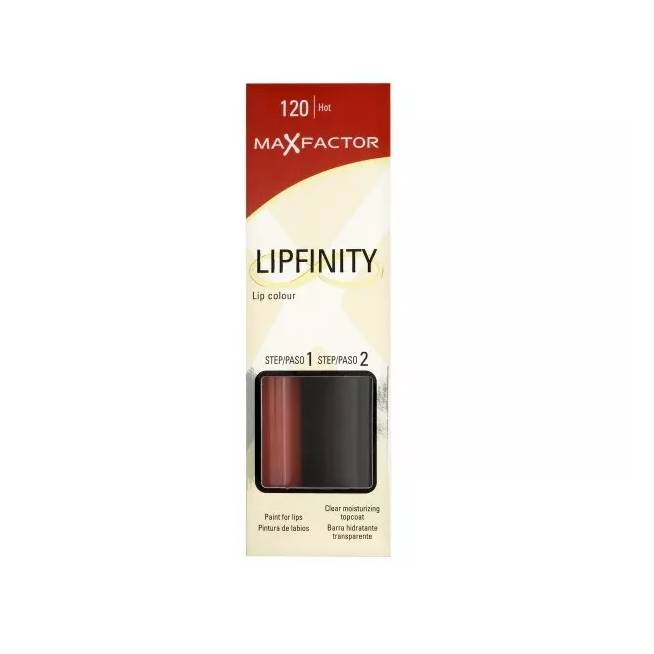 "Max Factor Lipfinity" lūpų dažai 120 Hot