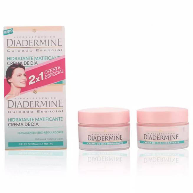 "Diadermine" drėkinamasis matinis dieninis kremas 50 ml 2 dalių rinkinys