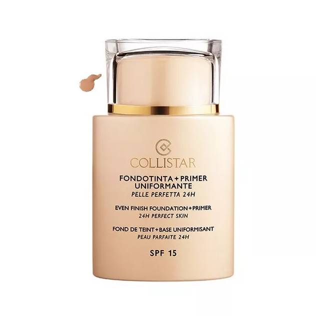 Collistar Even Finish Foundation Plus Primer 24h Perfect Skin Spf15 04 Cookie 35ml