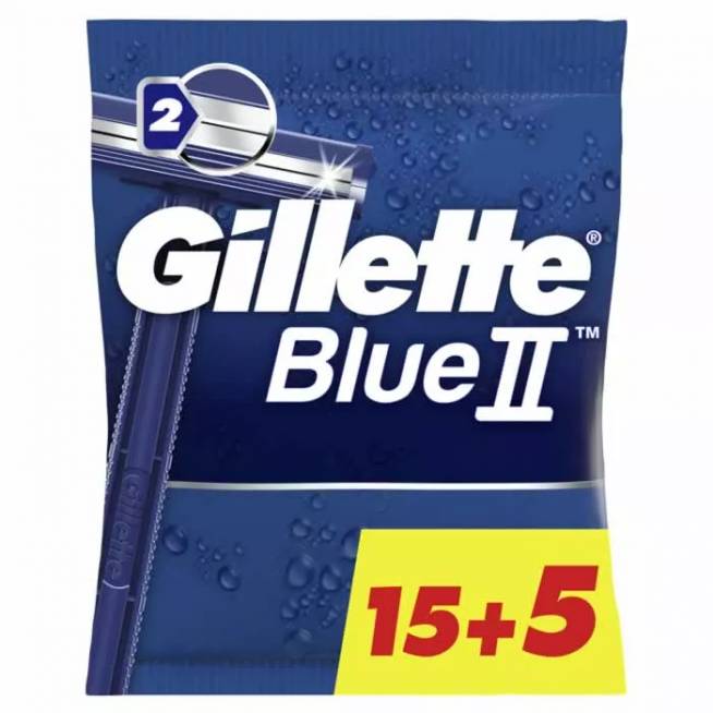 "Gillette Blue II" 15+5 vienetų 