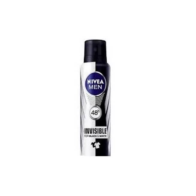 Nivea Men Invisible For Black And White purškiamasis purškalas 200ml