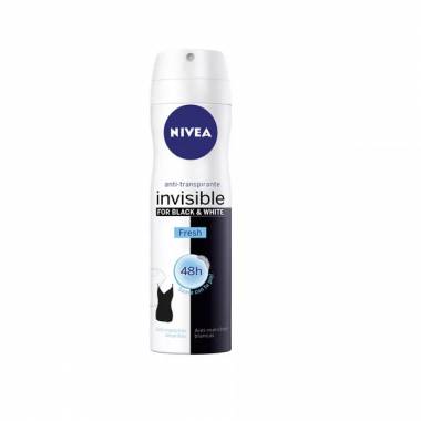 "Nivea Invisible White And Black" gaivus purškiklis 200ml