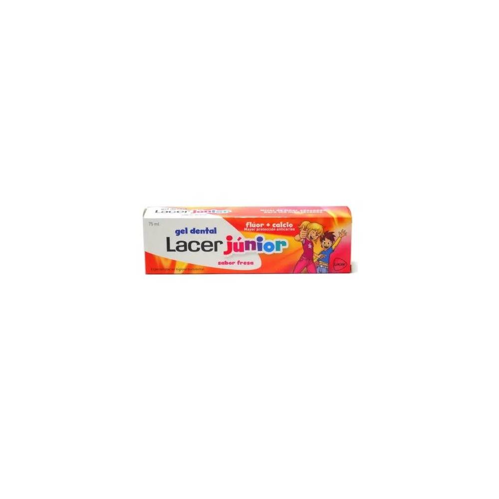 "Lacer Junior" dantų gelis 75ml braškių