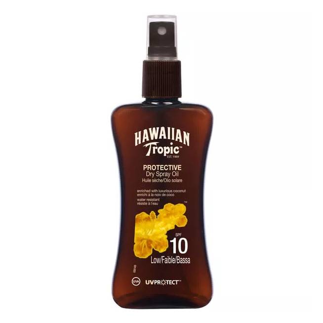 Hawaiian Tropic apsauginis sausas purškiamasis aliejus Spf10 Low 200ml