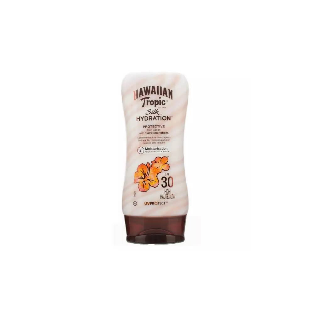 "Hawaiian Tropic" šilko drėkinamasis apsauginis losjonas nuo saulės Spf30 High 180ml