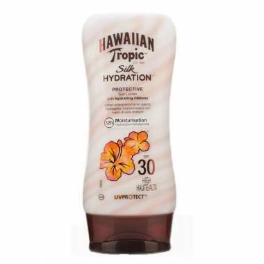 "Hawaiian Tropic" šilko drėkinamasis apsauginis losjonas nuo saulės Spf30 High 180ml