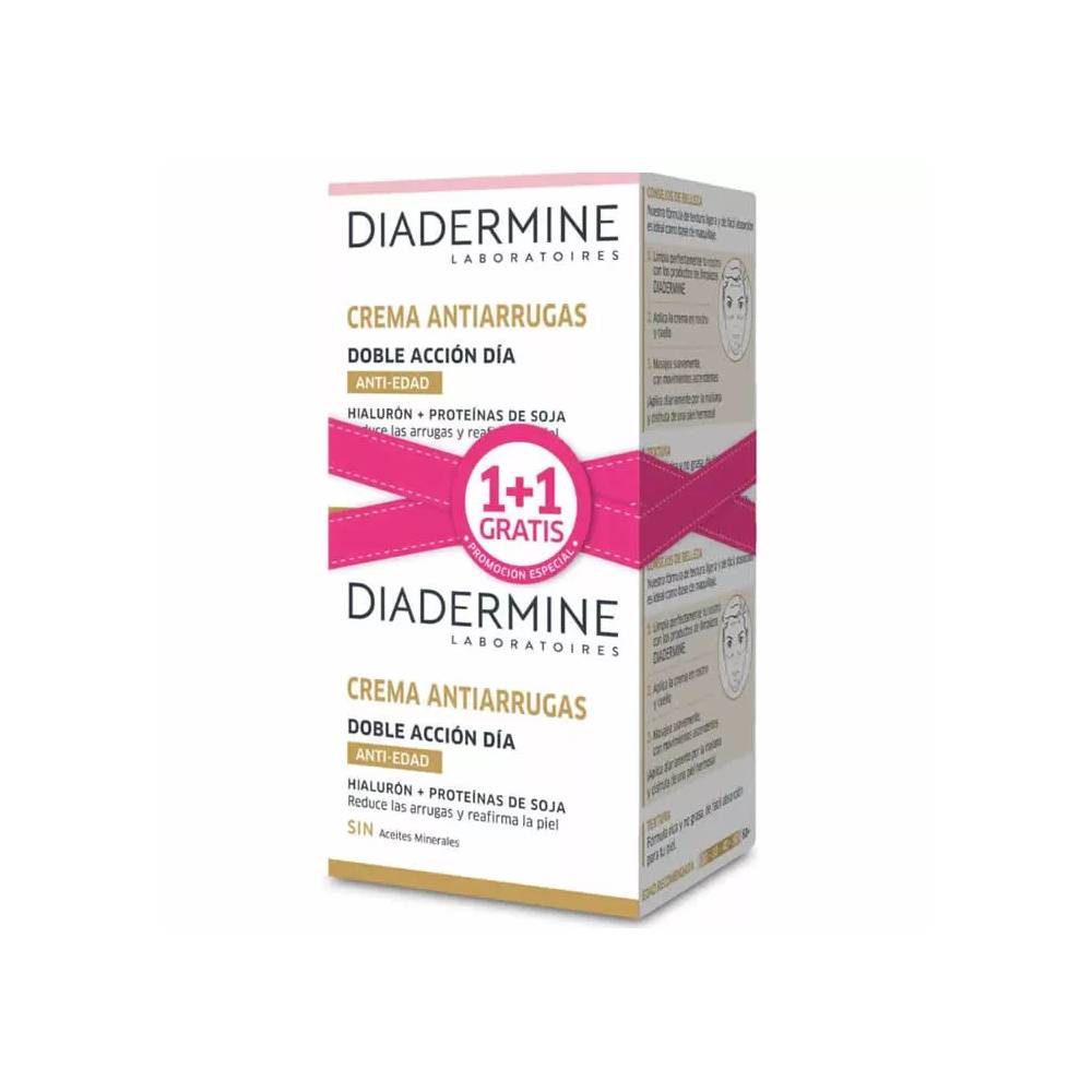 "Diadermine" dvigubo poveikio dieninis kremas nuo raukšlių 50 ml 2 dalių rinkinys