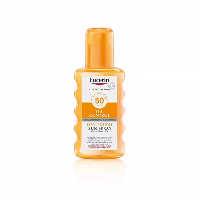 "Eucerin" purškiklis nuo saulės Transparent Spf50 200ml