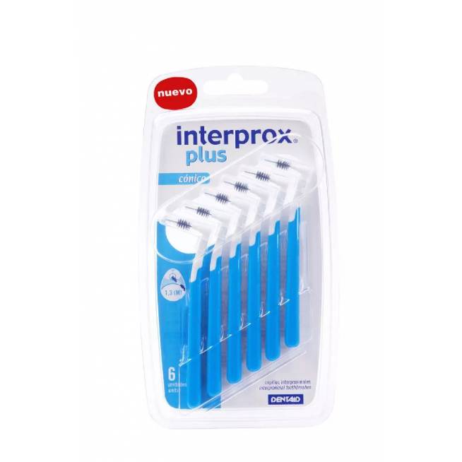 "Interprox Plus Conico" 6 tarpdančių šepetėliai