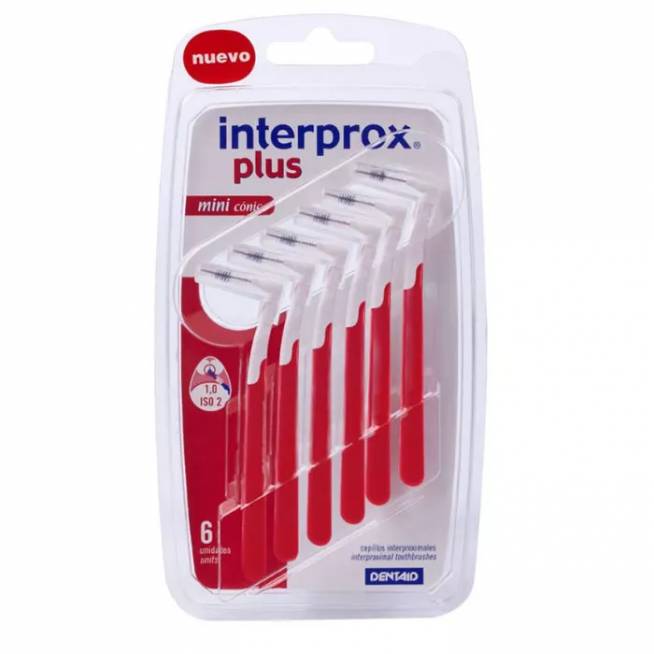 "Interprox Dental Interproximal Plus Mini Conic Shape" 6 vienetai