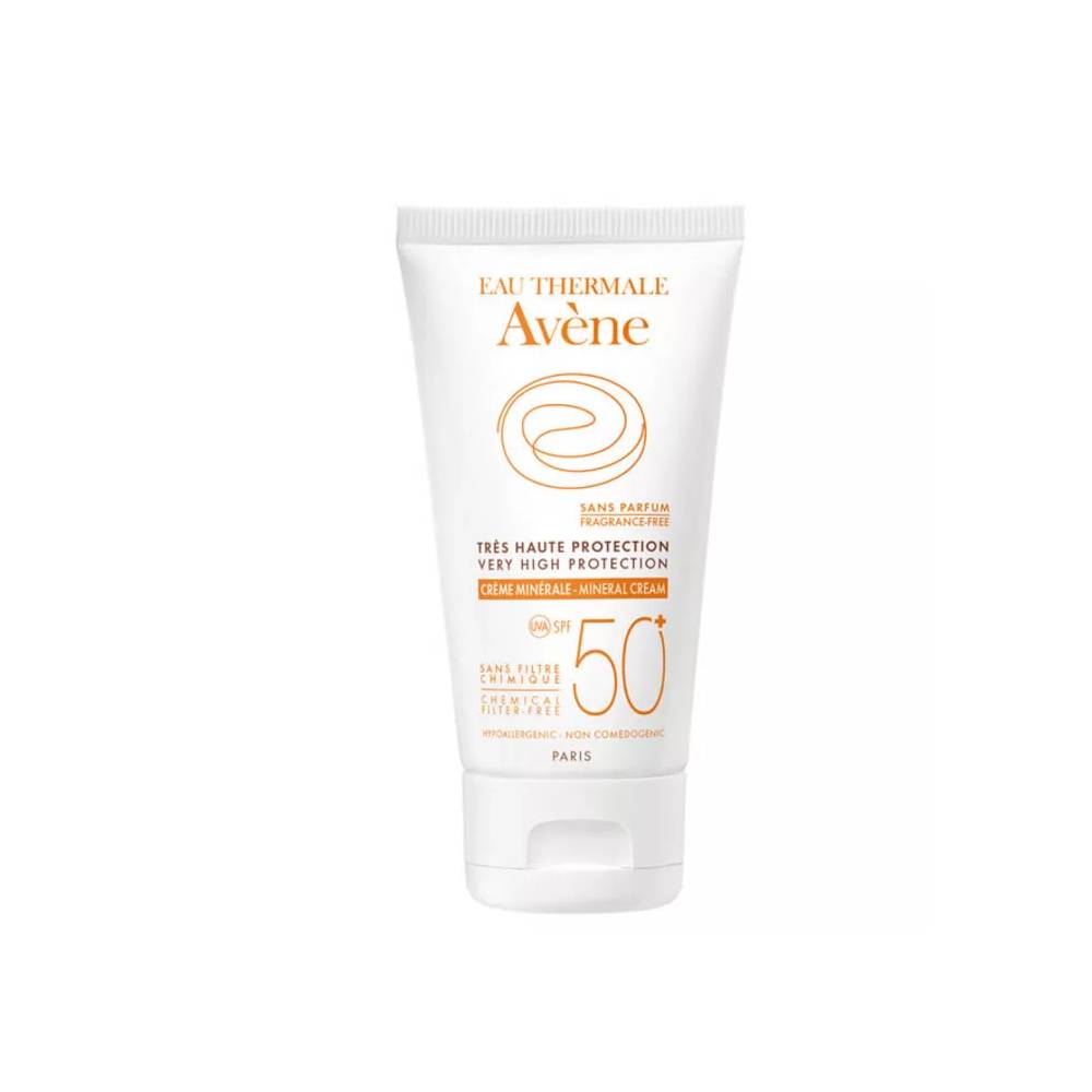 "Avene" labai aukštos apsaugos mineralinis kremas Spf50+ 50ml