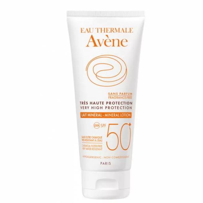 "Avene" labai aukštos apsaugos mineralinis laitas Spf 50+ 100ml