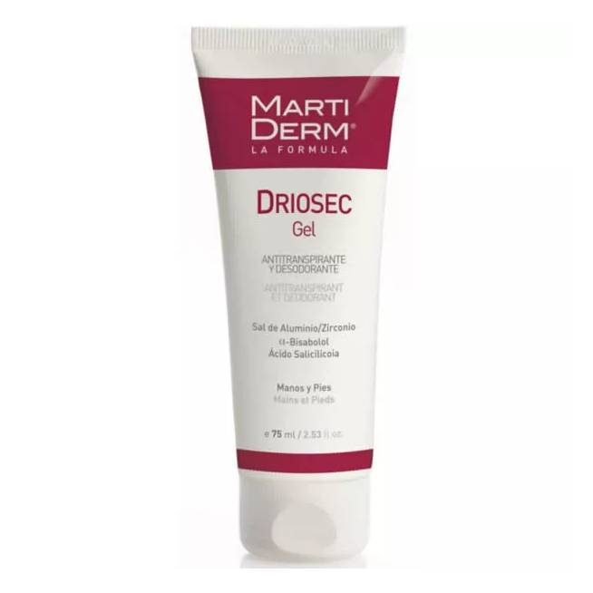 "Martiderm Driosec" gelio dezodorantas rankoms ir pėdoms 75ml