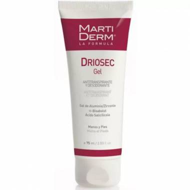 "Martiderm Driosec" gelio dezodorantas rankoms ir pėdoms 75ml