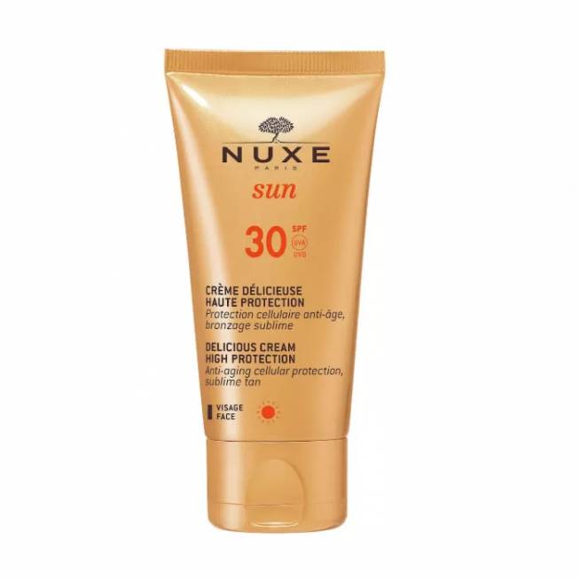 "Nuxe Sun Delicious" kremas veidui Spf30 50ml