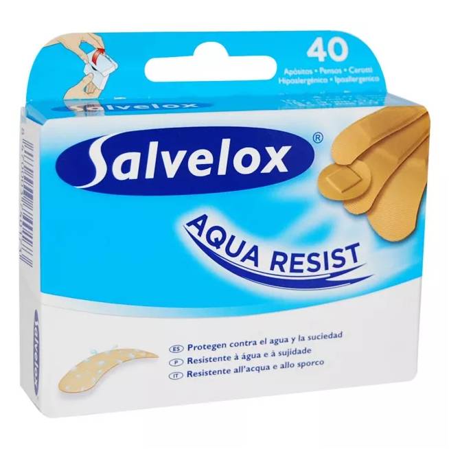 Salvelox Aqua Resist didelio dydžio tvarsčiai 40 Uts