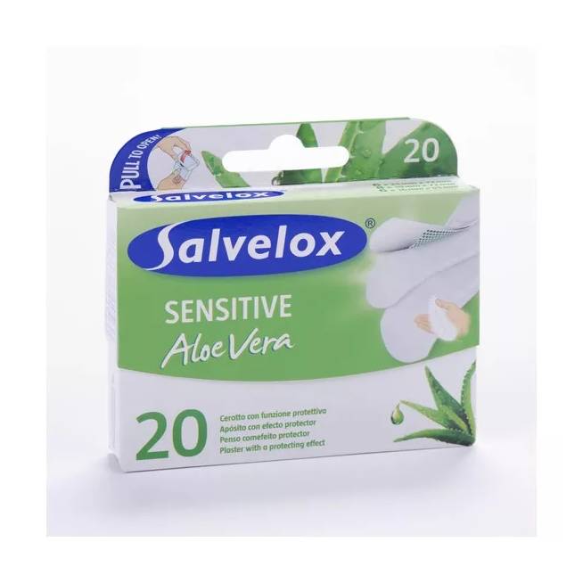 Salvelox Sensitive Aloe Vera 20 tvarsčių