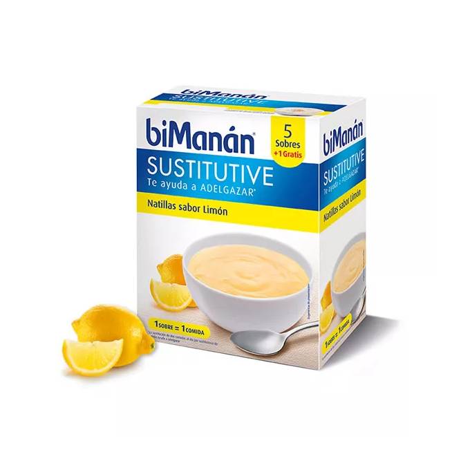 Bimanán Sustitutive Lemon Custard 5 vienetai