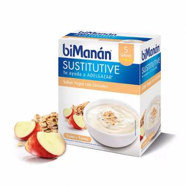 Bimanán Sustitutive Cereal Yoghurt Cream 5 vienetai