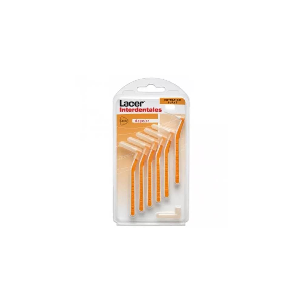 Lacer tarpdančių šepetėlis Lacer Orange Extrathin Soft 0,5 mm