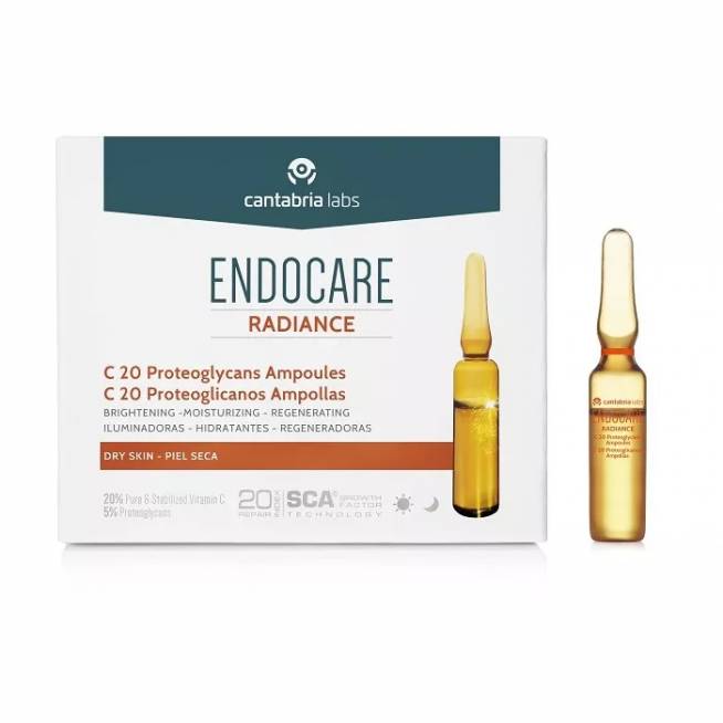 Endocare Radiance C-20 proteoglikanų ampulės 30x2ml