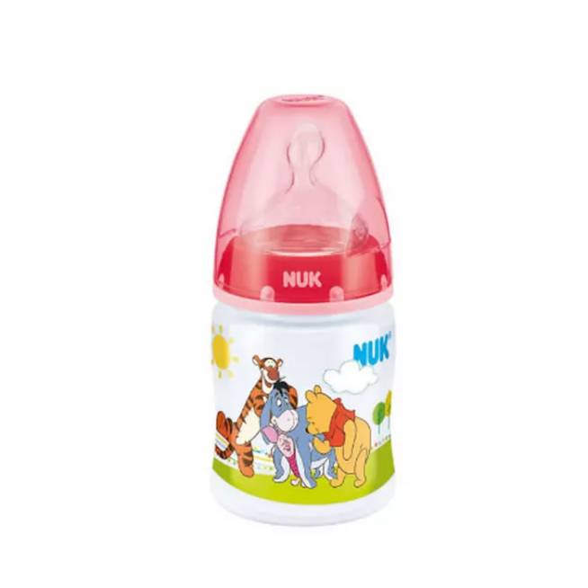 Nuk Buteliukas First Choice Winnie The Pooh Latex S1 1 M (pieno) nuo 0 iki 6 mėnesių 150ml