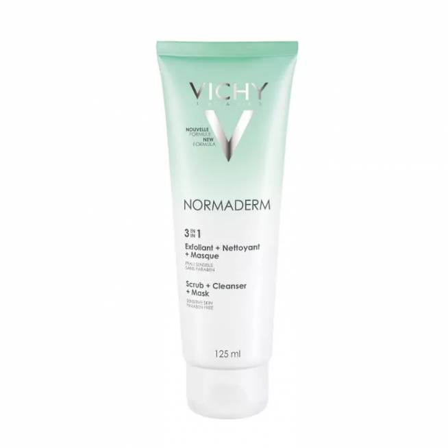 "Vichy Normadem 3 in 1" valiklis 125ml