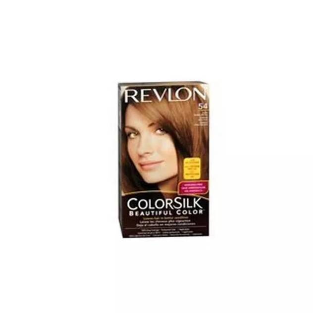 "Revlon Colorsilk" be amoniako 54 Šviesiai auksinė ruda 