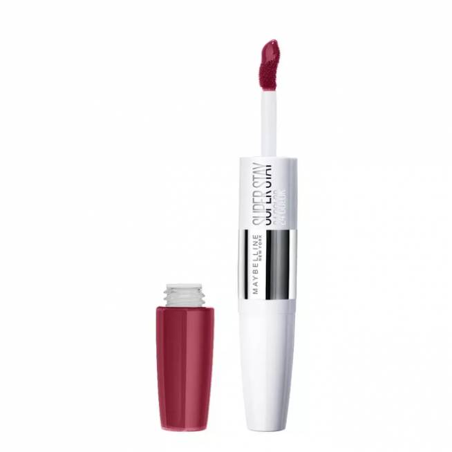 Maybelline Superstay 24 2-Step Liquid Lispstick makiažas 195 Raspberry