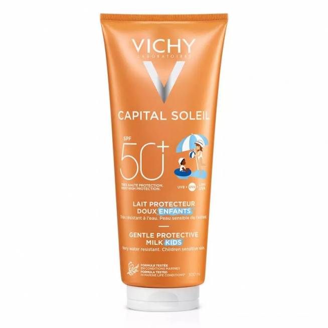 "Vichy Capital Soleil" švelnus pienelis vaikams Spf50 300ml