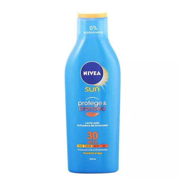 "Nivea Sun Protect And Bronze" įdegį aktyvinantis losjonas nuo saulės Spf30 200ml 